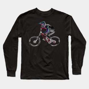 mtb downhill Long Sleeve T-Shirt